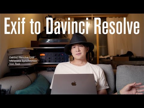 ExifをDavinci Resolveに自動出力するツールを使ってみた結果 – DaVinci Resolve EXIF Metadata Synchronization Tool