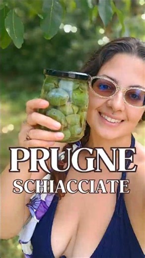 Plums fermented just like crushed Salento-style olives!
