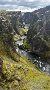 Where glaciers once carved, beauty still flows. 🇮🇸✨ ⠀⠀⠀⠀⠀⠀⠀⠀⠀ ⠀⠀⠀⠀⠀⠀⠀⠀⠀ #iceland #canyon #arctic #nature #landscape #dronevideography #sailingtheworld | Sailing Jibsea