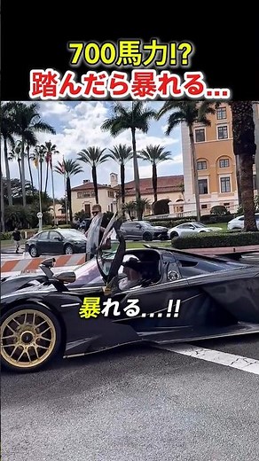 A 700-horsepower supercar...the moment it goes wild with just a light touch of the pedal.