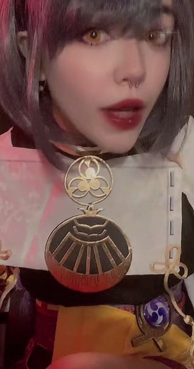 Kujou Sara Cosplay from Genshin Impact