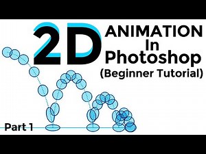 Basic 2d animation in photoshop | Beginner Tutorial