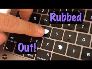 Apple Macbook Air 13" Worn Keycap Replacement Model A1932 Late 2018 - 2019