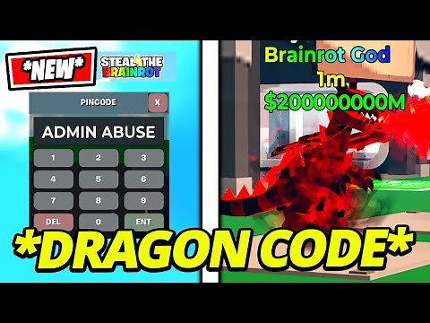 How to GET DRAGON CANNELLONI Admin Abuse Secret Code - Fortnite Steal The Brainrot