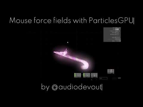 Force Fields and Mouse Inputs with ParticlesGPU - TouchDesigner Tutorial