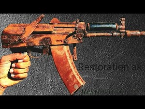 Very Rusty AK Restoration - Gun restoration - restoring video