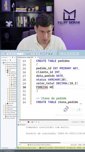 Aprenda SQL: Criação de Banco e Tabelas Práticas