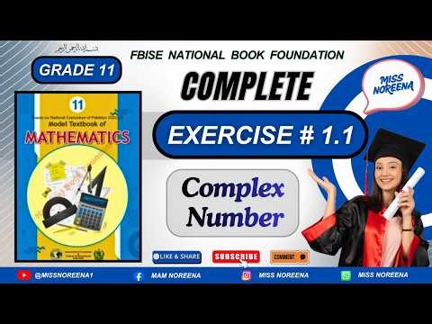 Exercise 1.1 class 11 NBF | Ex 1.1 class 11 NBF | National book foundation | FBISE | Miss Noreena