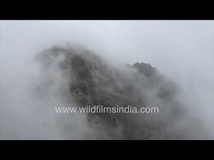 Winter Mist Time-Lapse of Fog-Covered Mountains in Jabbarkhet