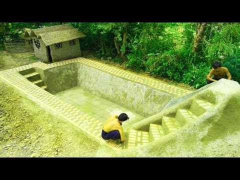 [Part 1] Build a slide in an underground swimming pool