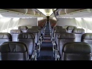 American Airlines Cabin Tour Boeing 737-800 Refurbished Interior