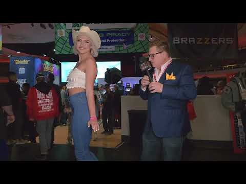Kentucky Model Bambi Barton at the X3Expo in Hollywood, CA