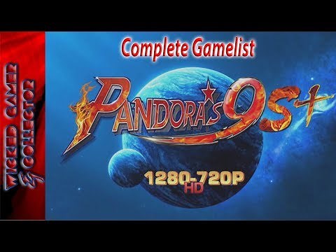 Pandora's Box 9S+ Complete Gamelist Overview