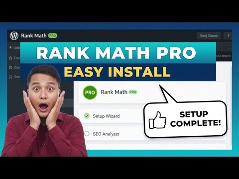 Rank Math PRO Installation | Rank Math PRO Setup Guide