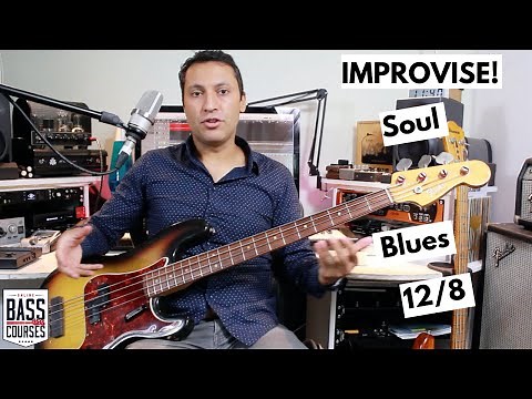 TIPS To Improvise Soul/Blues Bass Lines (Patterns/Chord Tones/Scales/Rhythms)