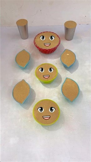 ✨ Perfect Sand Slice | Relaxing Kinetic Sand ASMR Cutting #shorts