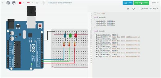 Arduino LED Blinking Simulation with Tinkercad: Day 10 of 100 | Dharani PV posted on the topic | LinkedIn