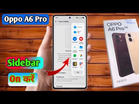 oppo a6 pro smart sidebar settings, oppo a6 pro sidebar settings