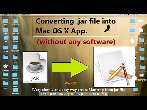 Converting a .jar into a Mac OS X app | Easy way to create Mac App from jar