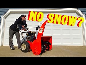 WHAT TO DO WITH YOUR SNOWBLOWER WHEN ITS NOT SNOWING OUT (Midwinter Checkup)