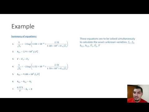 Fluid Mechanics in Arabic | 64 | Solving a problem on pipe networks