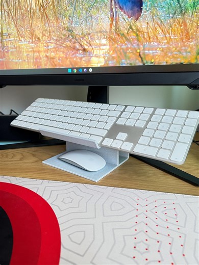Minimalist Keyboard Stand With Mouse Shelf | Ergonomic Desk Riser, Organizer - Etsy UK