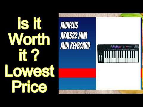 REVIEW Midiplus AKM322 Mini MIDI Keyboard Features - Important Information