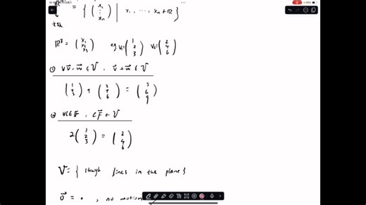 线性代数【3】vector space常见举例