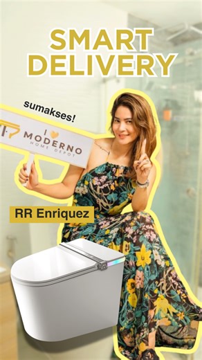 69 reactions · 16 shares | Guess who’s leveling up her bathroom? ✨ Samahan nyo kami as we deliver our Smart Toilet to the home of model & dancer Ms. RR Enriquez  #ModernoHomeDepot #BathroomUpdgrade #SmartLivingPH #ExperienceModernoLiving #SmartToilet #SmartToiletPH | Moderno Home Depot | Facebook