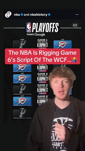 Spurs vs Thunder Game 6 Recap: Leaked WCF Script Revealed