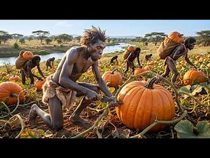 Savanna Survival Story | Early Humans Accidentally Plant Seeds — From Hunger to First Farming