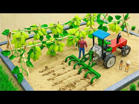 Diy mini tractor making modern cultivator and land leveler machine for agriculture