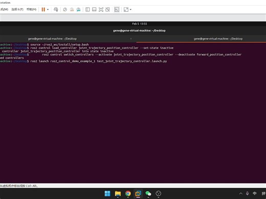 ROS2 controller example1 例子程序
