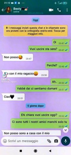 la mai migliore amica mi ha sostituita con il suo ragazzo... #chatfakeforyou