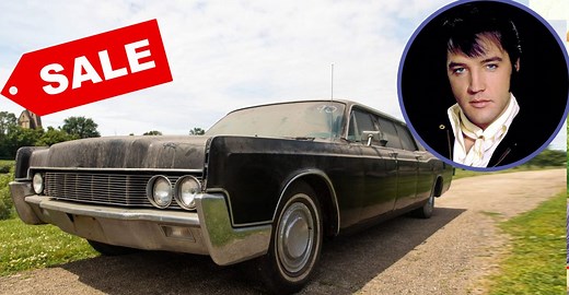 Elvis Presley's 1967 Lincoln Continental Limousine For Sale