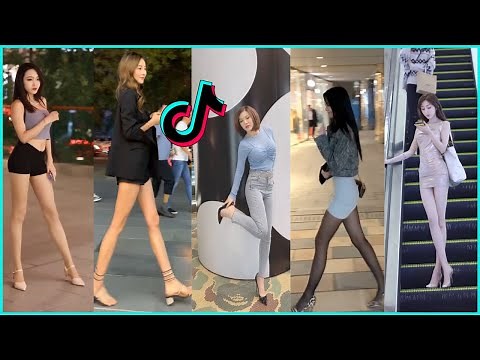 Mejores Street Fashion | Chinese Long Legs Girl | Tiktok China Ep.35