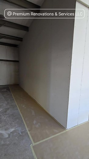 #sheetrock #tapeandfloat #floorsealing Premium Renovations & Services LLC | Antonio Chavez