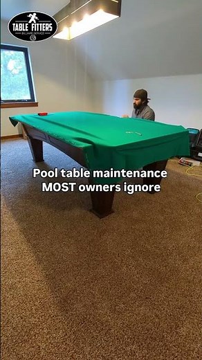 Pool table maintenance most owners ignore