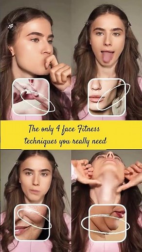 Verified Facial Exercises for a Tight, V-Shaped Face 💆‍♀️✨ #facialtrainer #beautytechniques#faceyoga