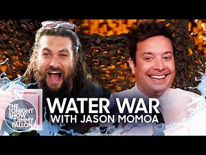Water War Rematch with Jason Momoa | The Tonight Show Starring Jimmy Fallon