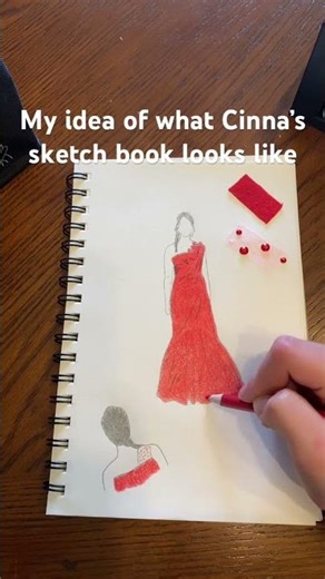 Cinna’s sketch book #thehungergames