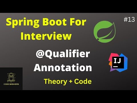 @Qualifier Annotation In Spring Boot | Springboot Annotation Tutorial 2024 | Theory + code | #13