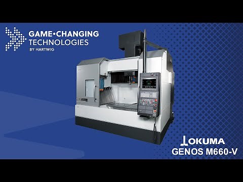 Okuma GENOS M660-V Vertical Machining Center - Hartwig Game-Changing Technolgies