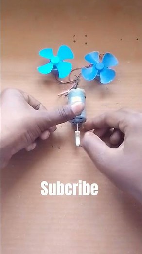 “Turn 1 Motor into 2 Power Generators! ⚡ Amazing DIY 12V DC Motor Experiment” #skinventor