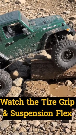RC Jeep Rubicon Gravel Climb | Insane RC Crawling