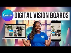 Digital VISION BOARD Tutorial | Desktop + Matching Cell Phone Wallpaper