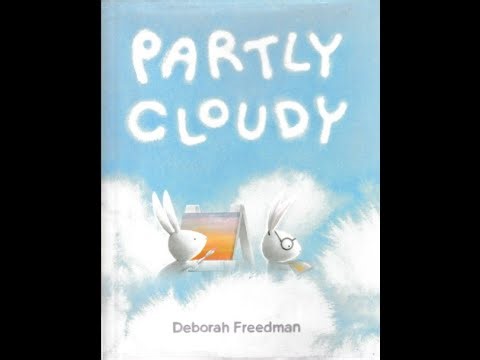 Partly Cloudy ☁️ Adorable Bunnies Teach Kids the Magic of Cloud Watching. LOVE Nature & Cloud Shapes