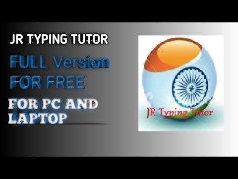 How to install jr typing tutor in pc and laptop for free full version