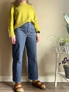 How to Fit Pants With a Laser Level: May Jeans From Make by TFS