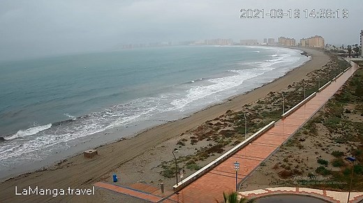 Webcam Pudrimel Beach, La Manga del Mar Menor - Online Live Cam